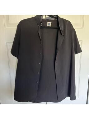 Men’s Button Down - Black - L